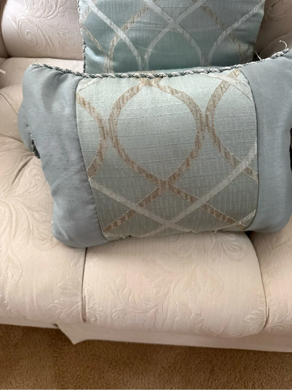 Decorative Sage Green Throw Pillow Set by